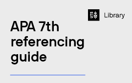 APA 7th Referencing Guide